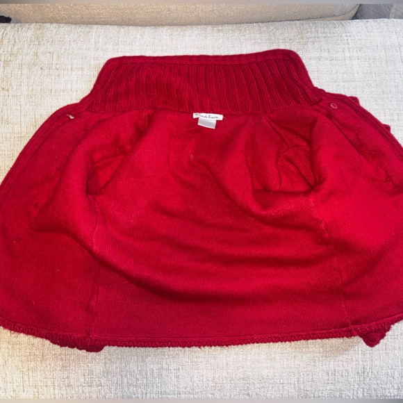 Sarah Louise Red Knit Toggle Cardigan Sweater 3T Cozy Winter Vintage Storybook - Picture 6 of 8